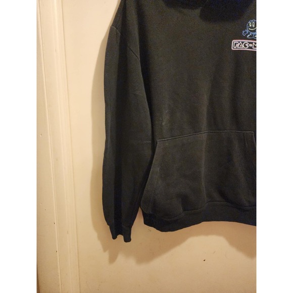 PAC-MAN Sweatshirt Mens Medium  Hoodie Sweater Unisex Pullover 80s - Picture 9 of 11